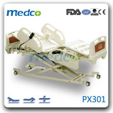 MED-PX301 Cama del paciente del hospital eléctrico de tres funciones con las ruedas (ultra-low)